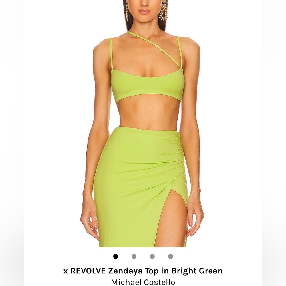 Revolve x Michael Costello green top